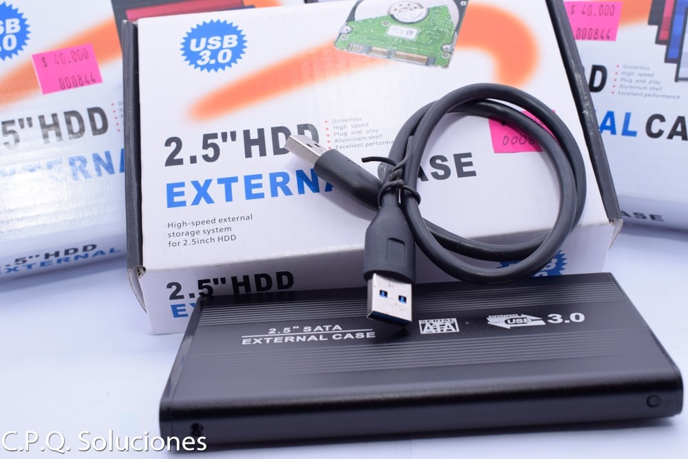  Caja Externa Para Disco Duro Portatil 2.5″ USB 3.0